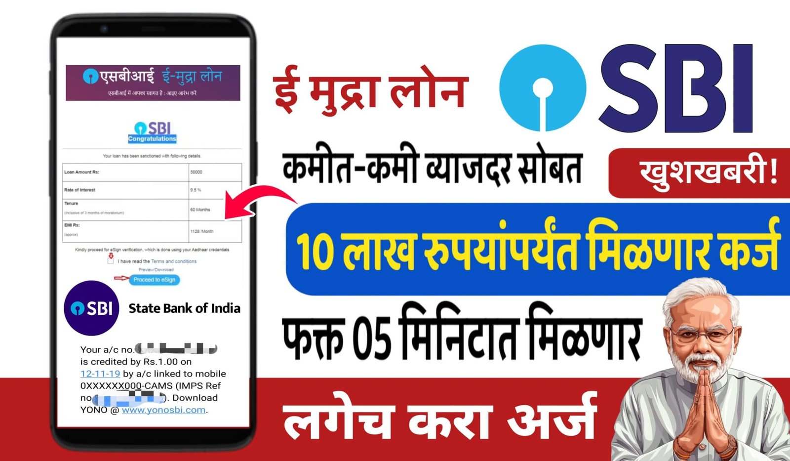 SBI E Mudra Loan Yojana Apply Online